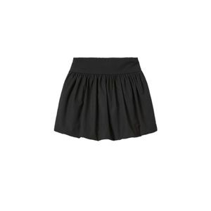 Zara Black Cotton Bubble Skirt